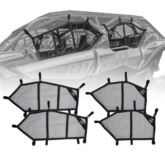 PRP Windows Nets for the Can-Am Maverick X3 MAX (Set of 4)