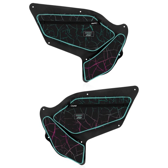 PRP Shreddy Front Door Bags for the Polaris RZR PRO XP, PRO XP4, PRO R, TURBO R (PAIR)