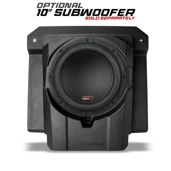 SSV Works Under Seat 10" Subwoofer Enclosure for the Can-Am Maverick R (2024-2025) (LH or RH)