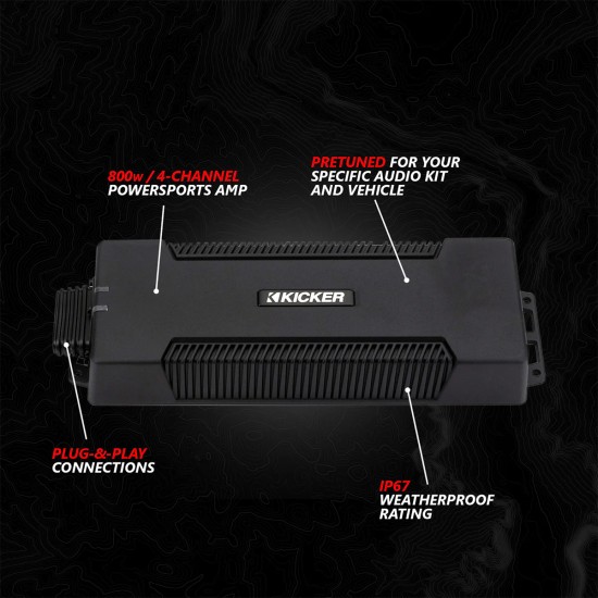 SSV Works Phase-3 V-Spec 1650-Watt 3-Speaker Stereo System for the Can-Am Maverick R (2024+)