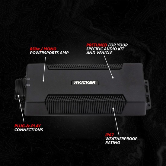 SSV Works Phase-3 V-Spec 1650-Watt 3-Speaker Stereo System for the Can-Am Maverick R (2024+)